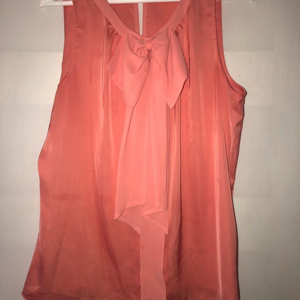 Bow detail business blouse